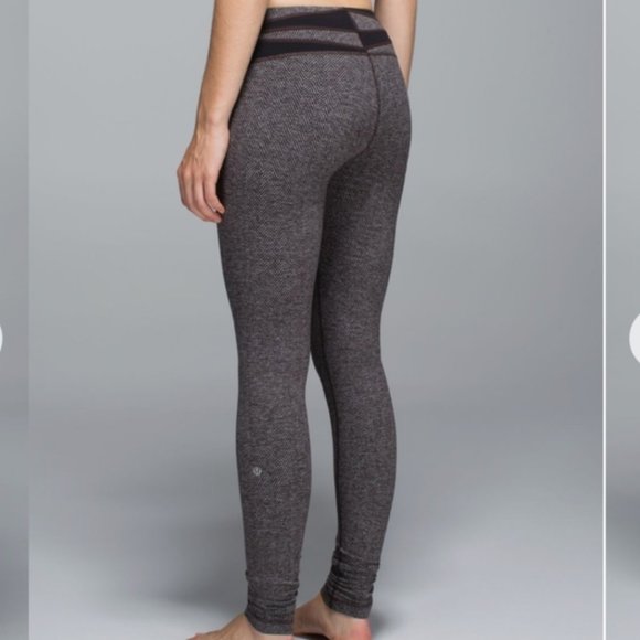 Lululemon Wunder Under Giant Herringbone Black - Picture 6 of 6